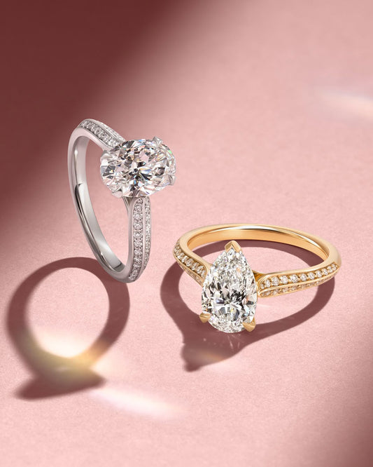 Elegant 1-carat lab diamond ring by BunnyBaily, perfect for engagement