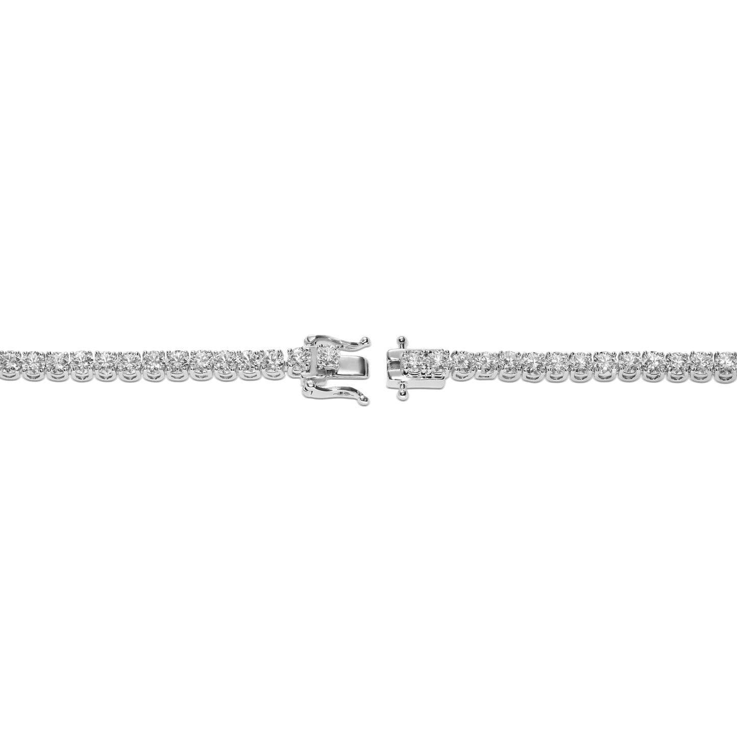 Lab Diamond Tennis Necklace (6ct.) in 9k White Gold