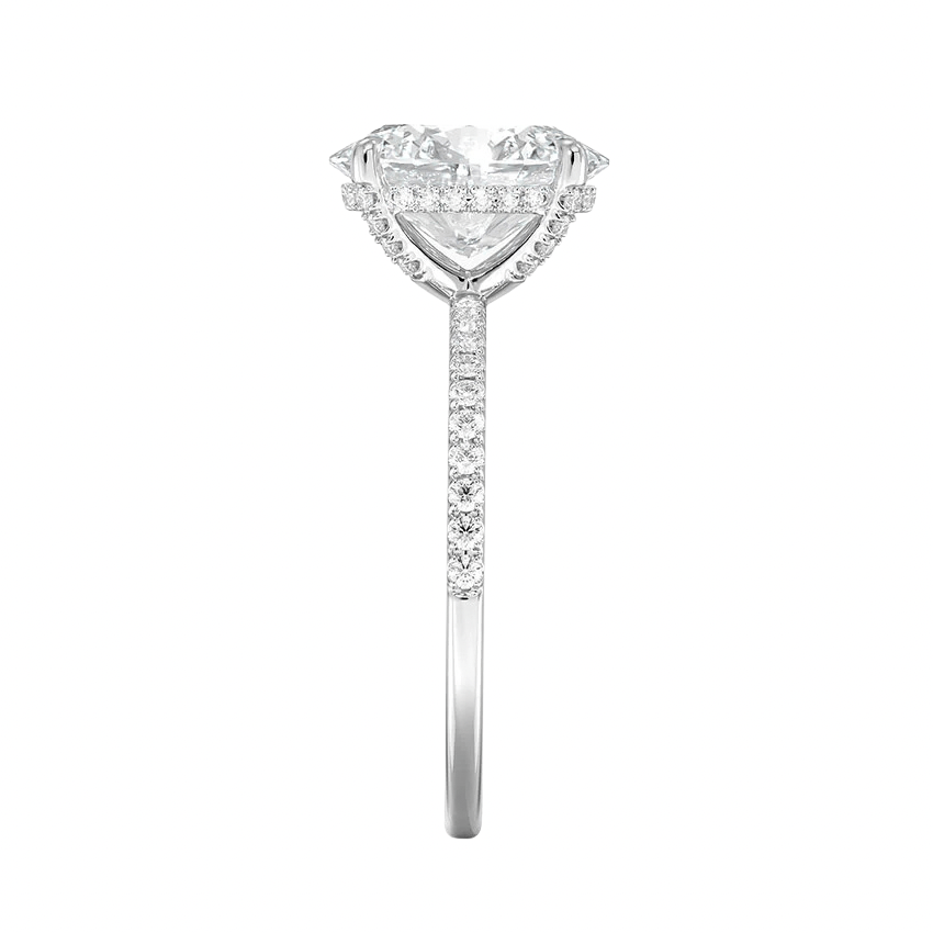 oval cut diamond ring with 1.25 carat lab grown diamonds, ideal for weddings