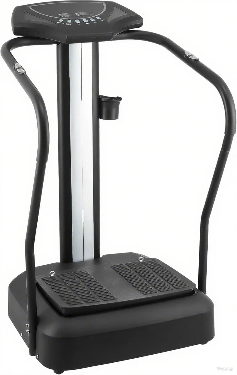 Whole Body Vibration Plate, 500W Vibration Plate Exercise Machine with 99 Levels 3 Preset Modes & 2 Resistance Bands, Training Fitness Vibration Platform Machine for Home Gym with 330lb Capacity