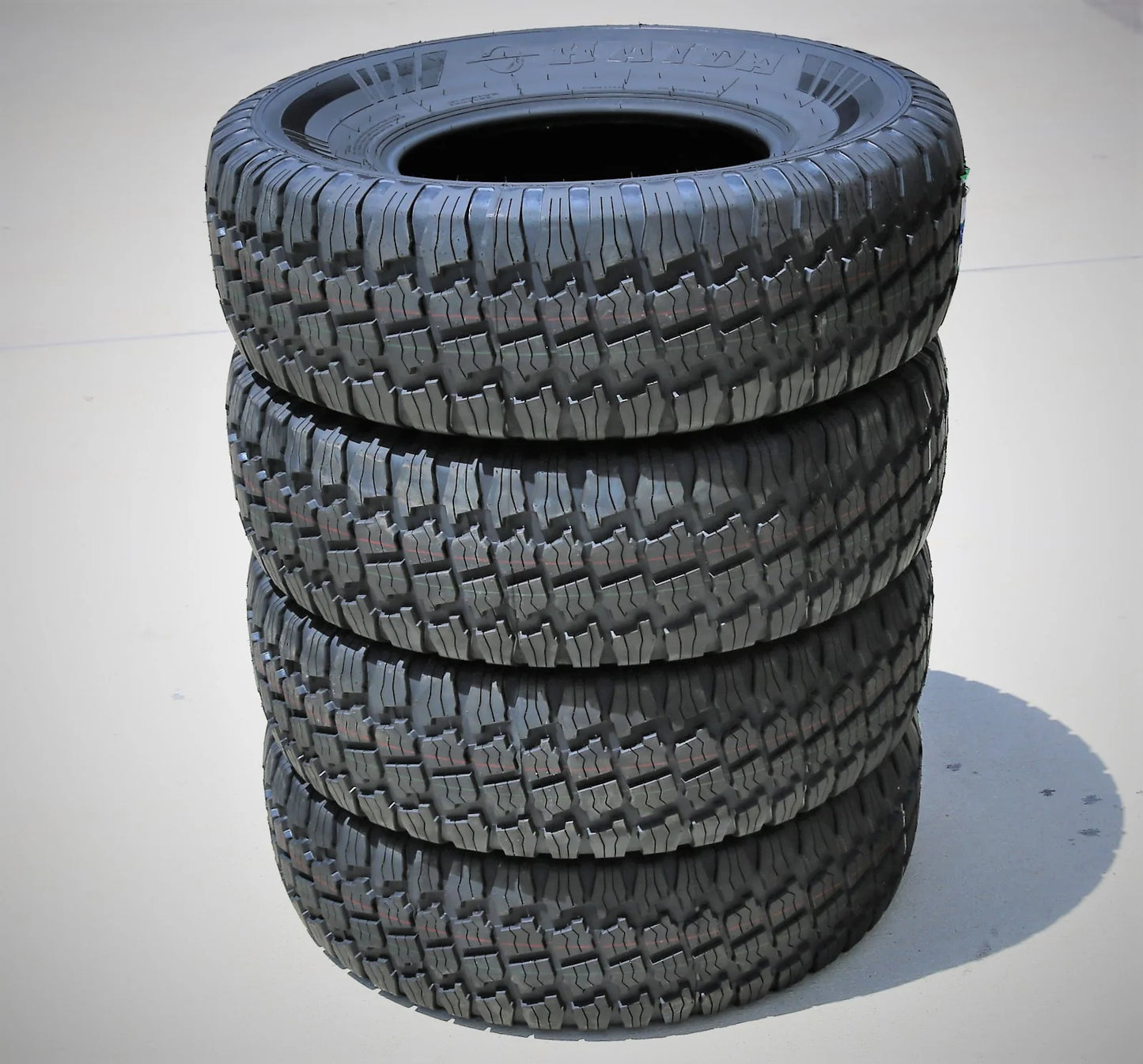 Pair of 2 (TWO) Haida Puma HD818 LT 235/75R15 104/101S Load C 6 Ply MT M/T Mud Tires