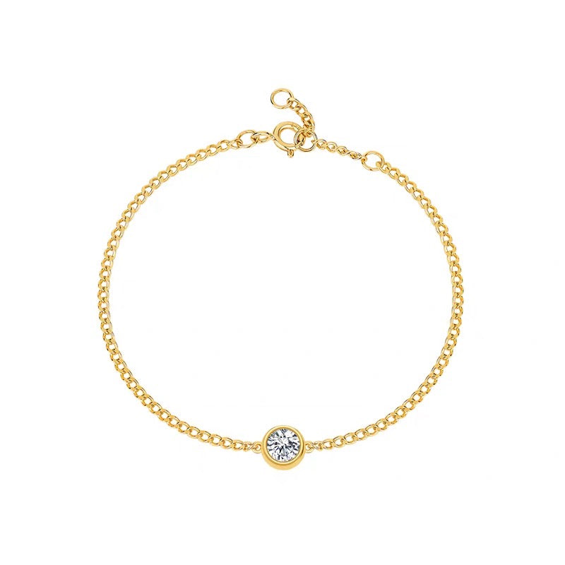 6.5in. Lab Grown Diamond Bracelet (1/5ct. tw.) in 9K