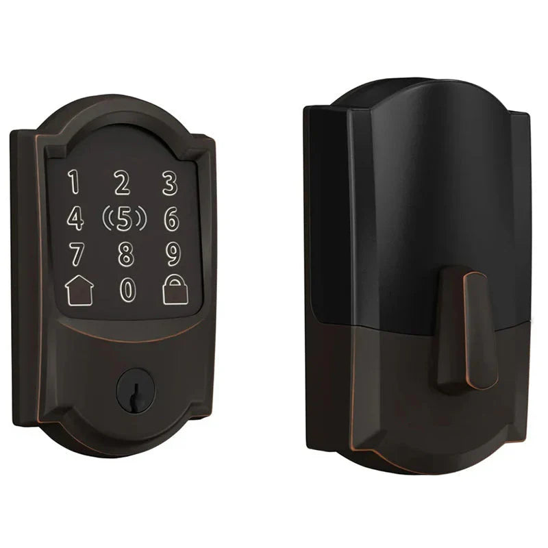 Encode Plus Smart Wi-Fi Lock for Front Door, Keyless Entry Deadbolt, Unlock with Apple Watch, Built-in WiFi and App Control, Easy Install, Alexa & Apple HomeKit Compatible, Matte Black