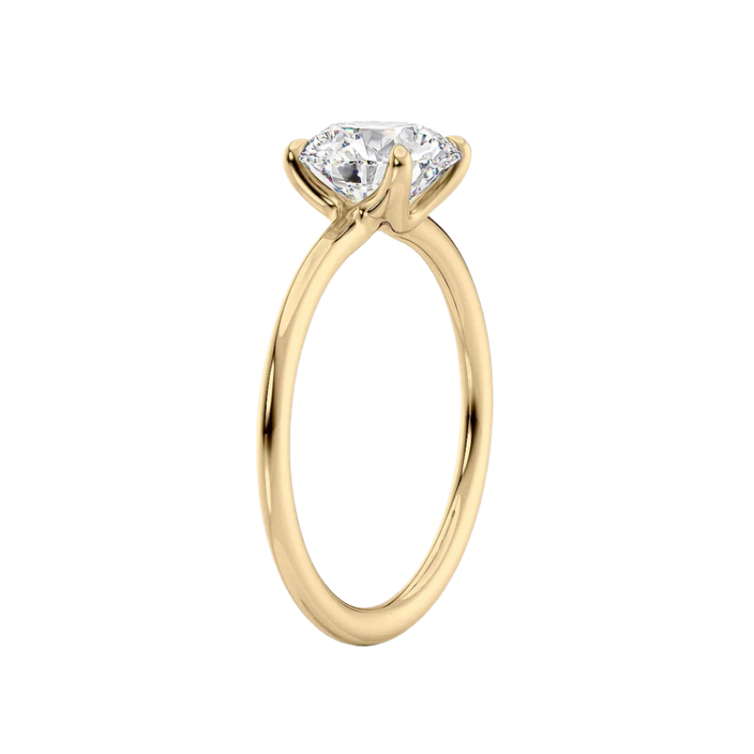 Classic Radiant Cut Diamond Ring(1.0ct.) In 14k