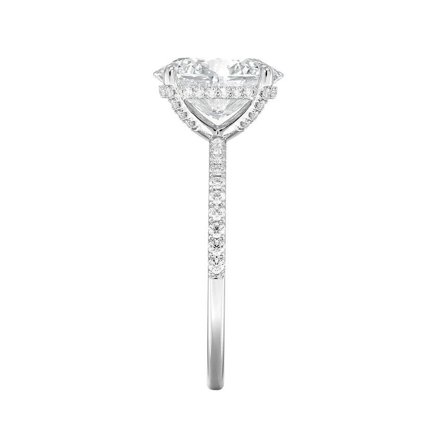 Oval Diamond Engagement Ring(1.0ct.) In 14k