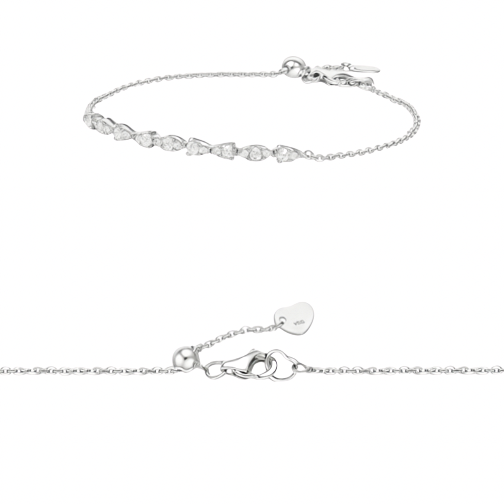 Lab Grown Diamond Bracelet In Silver(0.43ct.tw.)
