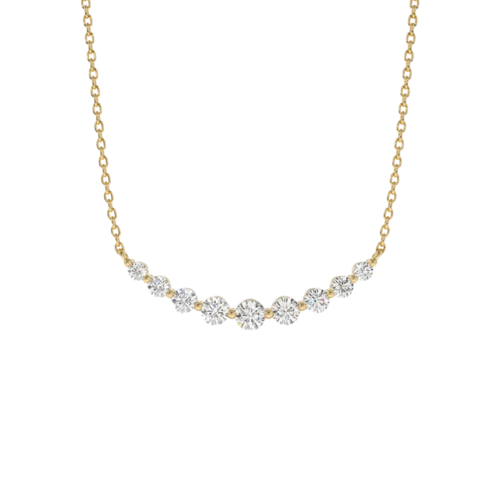 Gradient Lab Grown Diamond Necklace (1/5ct. tw.) in 14K