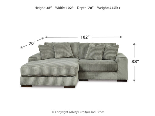 Facing Corner Chaise 2 Pc Sectional