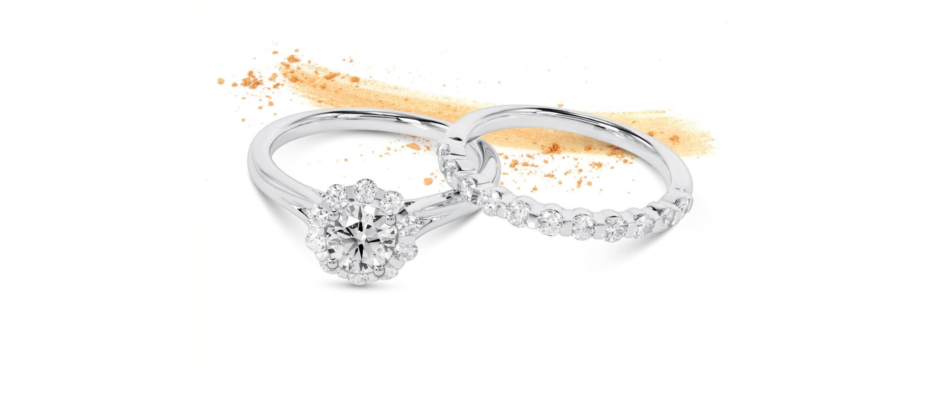 Custom lab diamond jewelry, contact us to design your own engagement or wedding rings