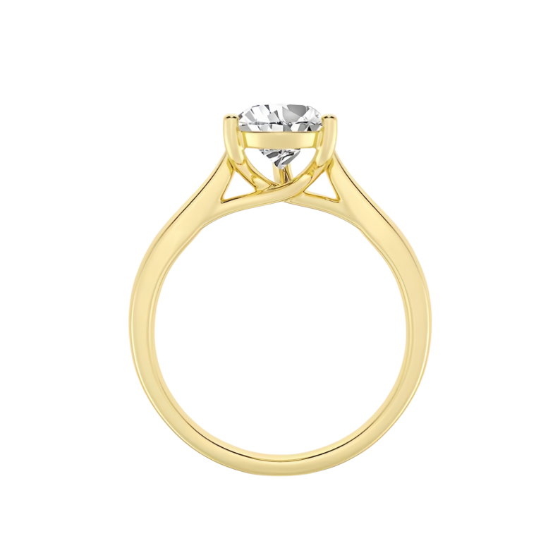 Classic Pear Shaped Solitaire Engagement Ring(1.0 ct.) in 14k