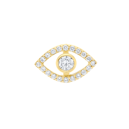 a lab grown diamonds earring featured 0.5carat round diamonds, ideal as a gift for birthday or graduate 