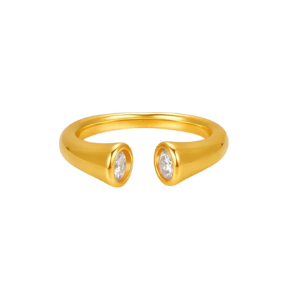 0.5 carat lab grown diamond ring in 14k yellow gold, ideal for graduate or birthday gift