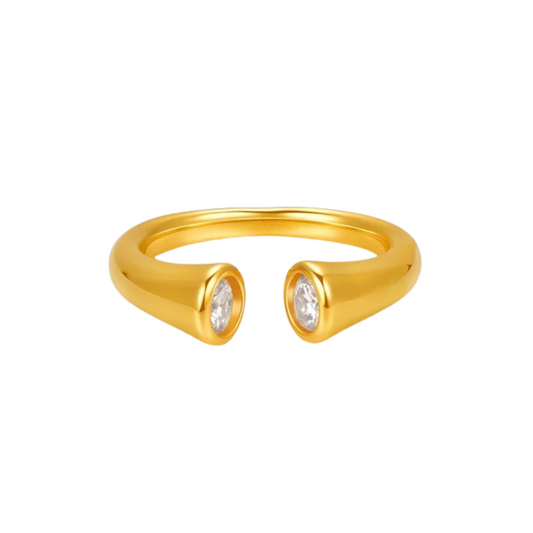 0.5 carat lab grown diamond ring in 14k yellow gold, ideal for graduate or birthday gift