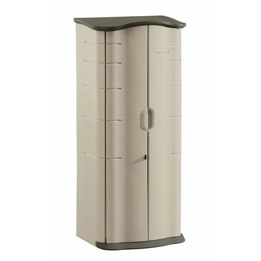 Vertical Resin Weather Resistant Outdoor Storage Shed