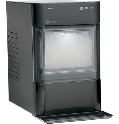 2.0 Countertop Nugget Ice Maker | Ice Machine with WiFi Connectivity | Smart Home Kitchen Essentials | Black Stainless