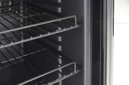 80L Glass Fronted Under Counter Fridge, Wine Beer and Beverage Cooler