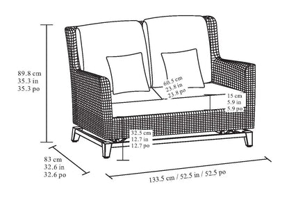 Agio 5-piece Fire Outdoor Seating Set