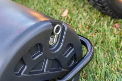 18" x 48" Tow Behind Poly Lawn Roller 550 lbs Weight with Water, Poly Drum and Steel Frame, with Plug. Designed for Lawn and Garden Tractors