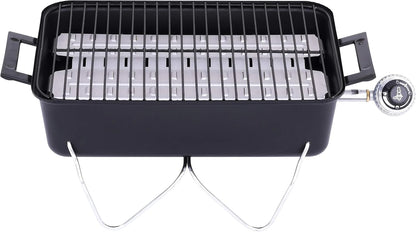 Portable Convective 1-Burner Stainless Steel Propane Gas Grill