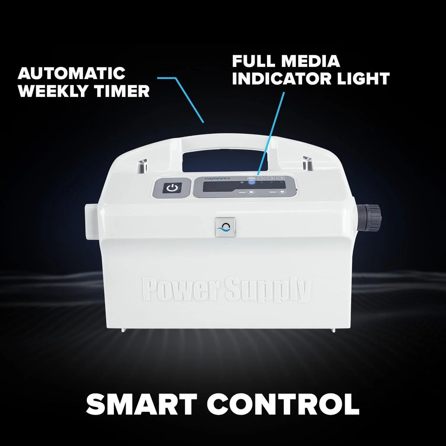 Robotic Pool Cleaner (2025 Model) with Multimedia, Oversized Leaf Bag, Standard & Ultrafine Filters, Weekly Timer, Waterline Cleaning & More for In-ground Swimming Pools up to 50ft