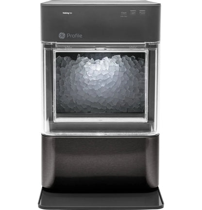 2.0 Countertop Nugget Ice Maker | Ice Machine with WiFi Connectivity | Smart Home Kitchen Essentials | Black Stainless