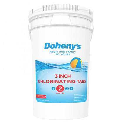 Doheny’s 3 in Chlorine Tabs, 50 lb
