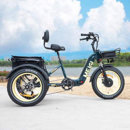 DWMEIGI MG2301 SILVERADO 20 48V/14AH 750W Foldable Fat Tire Electric Trike, 330LBS (96817362)