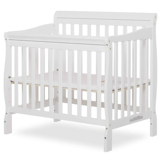 4 in 1 Aden Convertible Mini Crib White