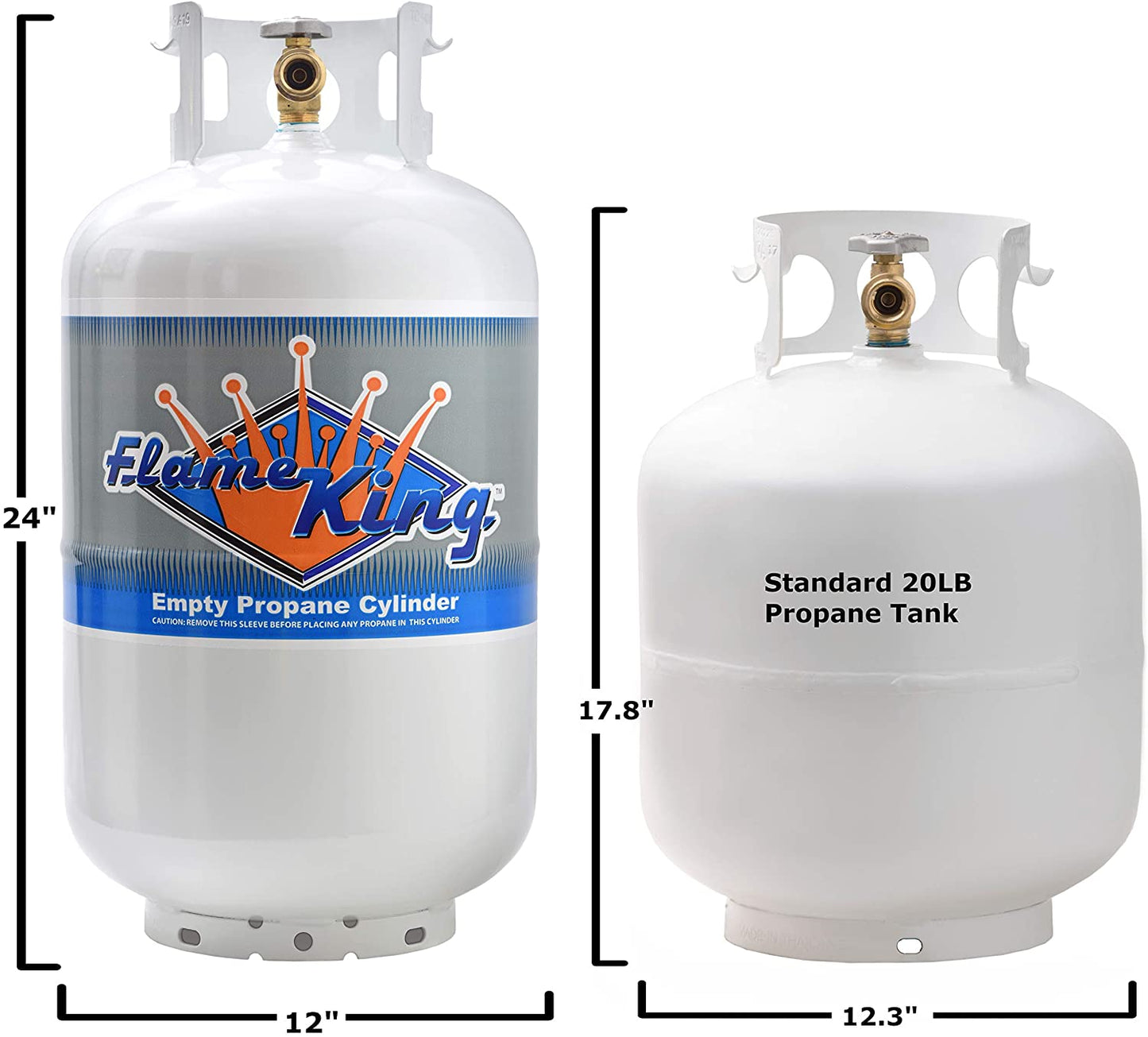 Flame King YSN301a Overflow Protection Device Valve, DOT and TC Compliant, White