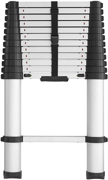 20313T1ASE SmartClose Telescoping Aluminum Ladder with Pinch-Free, Soft-Close Locking Mechanism (300-Pound Capacity, 12.5 ft. ladder with 16 ft. Max Reach) 16 Foot