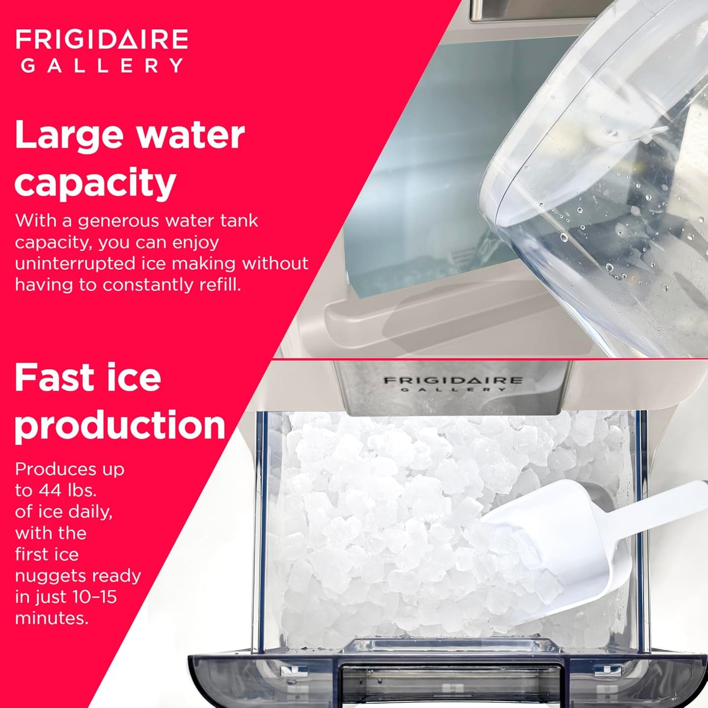 Frigidaire Gallery Nugget Ice Maker, 44lbs per Day