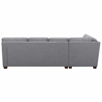 Thomasville Emilee Fabric Sectional with Storage Ottoman