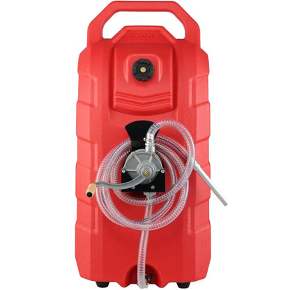 16 Gallon Fuel Caddy, 7.8 L/Min, Portable Gas Storage Tank Container