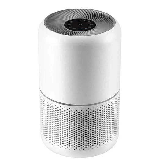 Air Purifier for Home Allergies Pets Hair in Bedroom & Standing Fan for Bedroom, 82ft CirculAir 120° Oscillating Fan