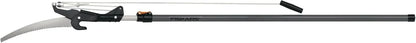2-in-1 Extendable Tree Pruner and Pole Saw (Extends 7.9 - 12 feet) with Rotating Head, Pruning Stik Model with15-Inch Double-Grind Saw Blade, and Double Locking System