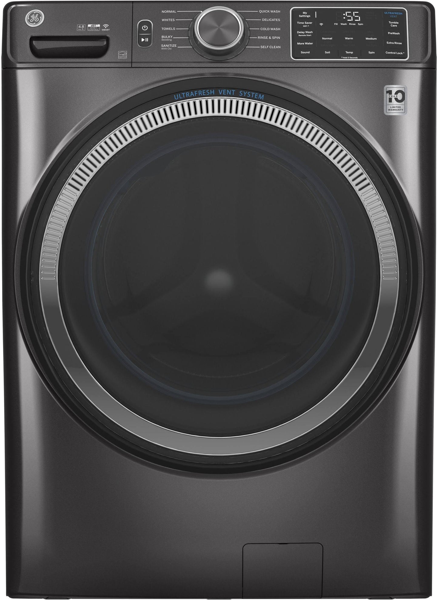 4.8 Cu. ft. Front Load Washer GFW550SPNDG