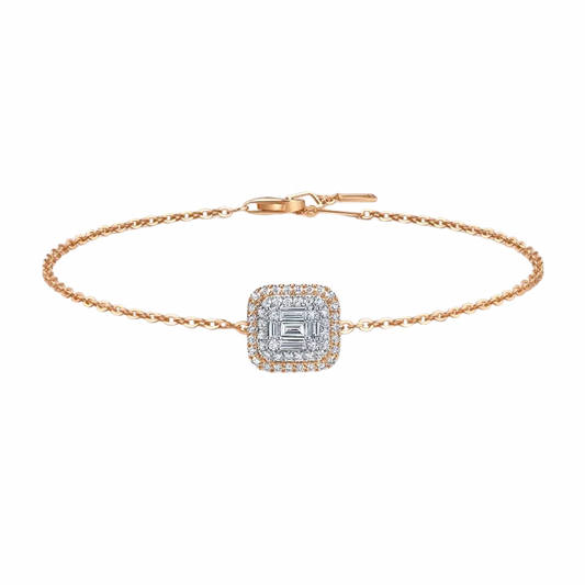 6.5 In. Gold Diamond Wristband(3/10 ct. tw.) In 10K