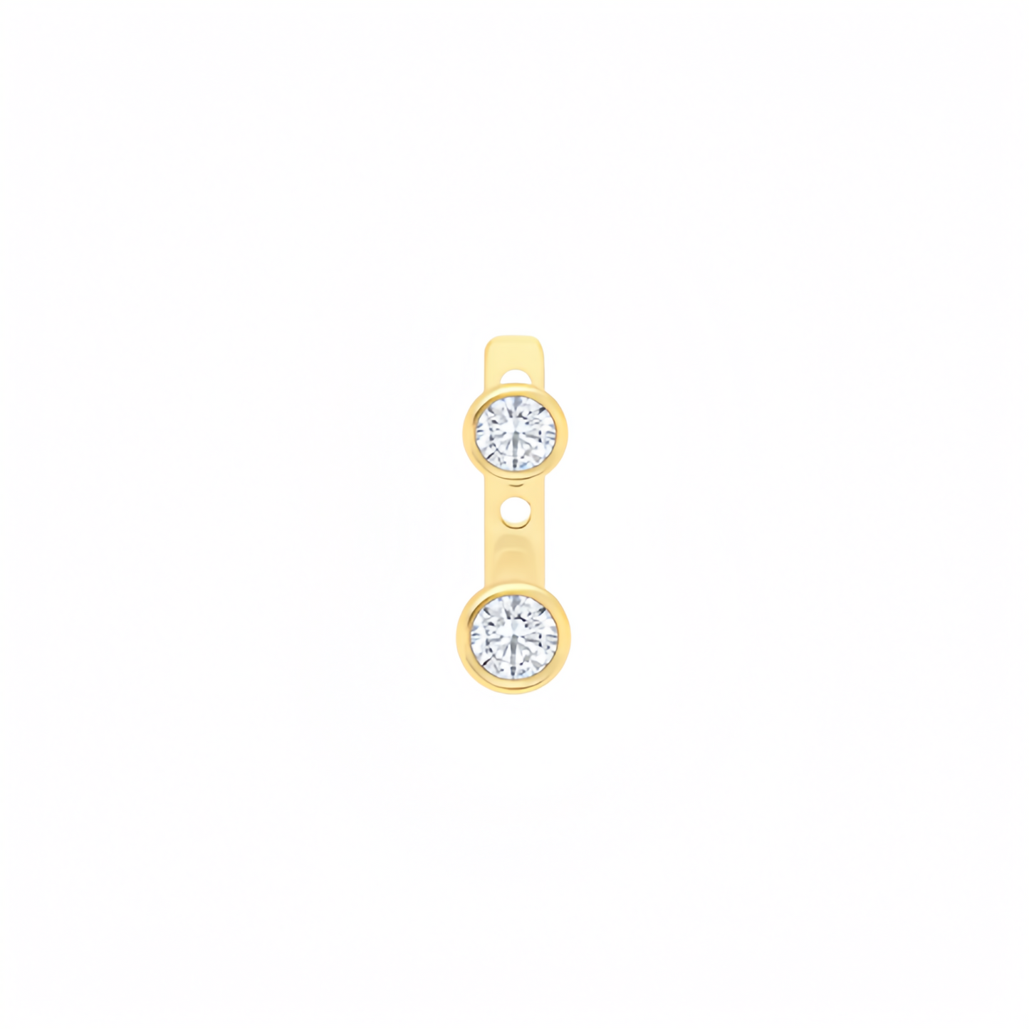 Lab Grown Diamond Earrings(1/2ct.) in 9k
