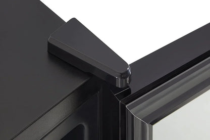 80L Glass Fronted Under Counter Fridge, Wine Beer and Beverage Cooler