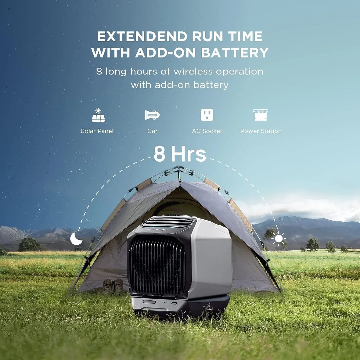 ECOFLOW WAVE 2 1800W Portable Outdoor AC With Heater, 6K BTU (SAK84173)