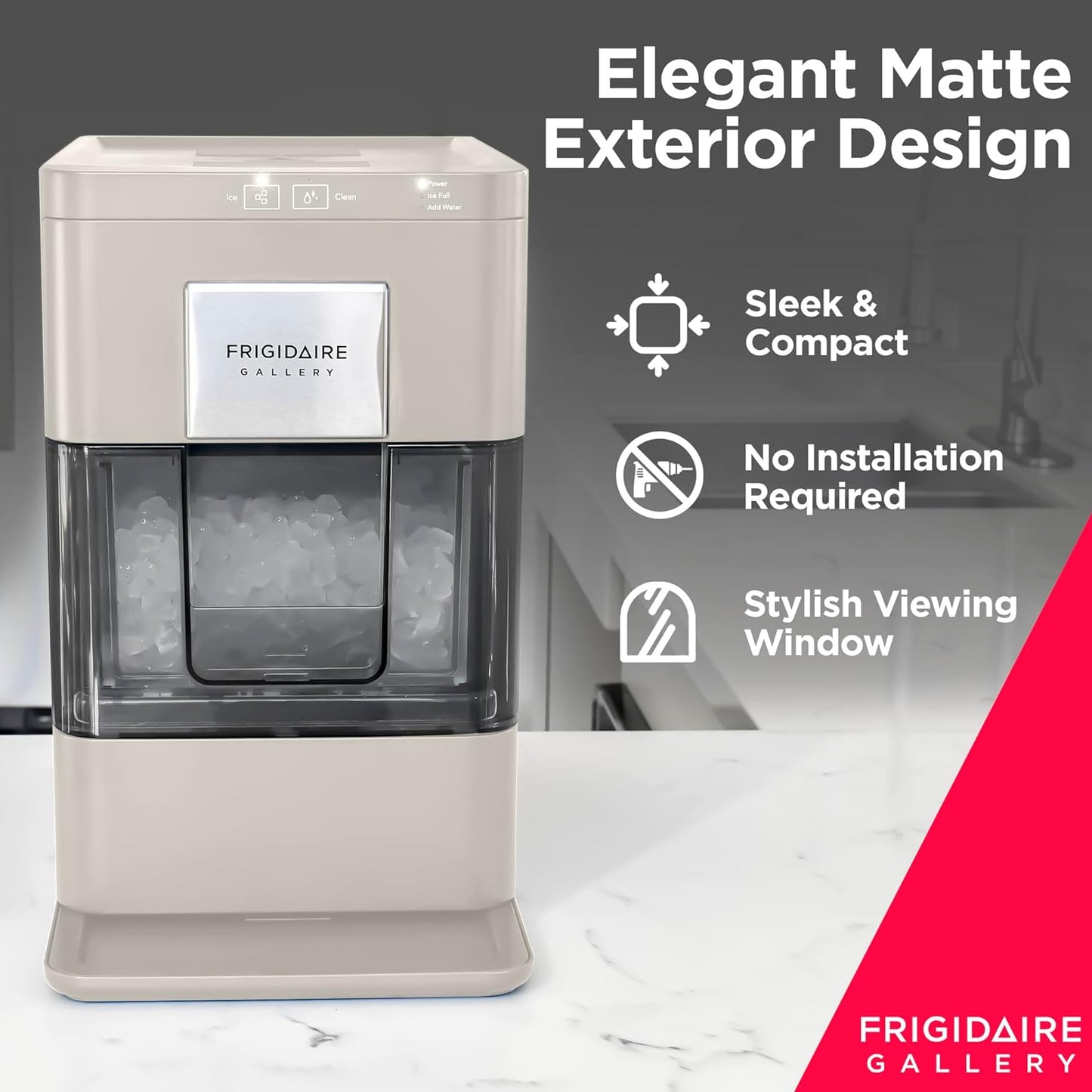 Frigidaire Gallery Nugget Ice Maker, 44lbs per Day