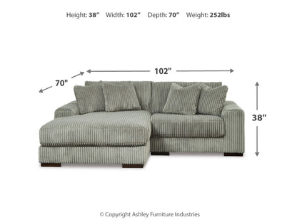 Facing Corner Chaise 2 Pc Sectional
