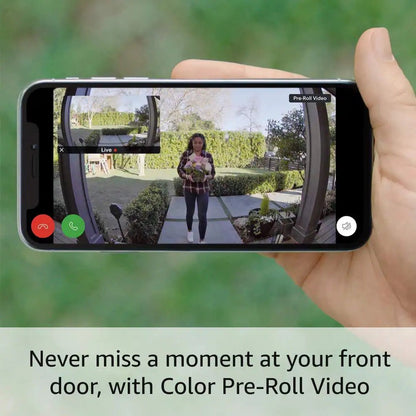 1080p HD Wi-Fi Wired and Wireless Video Doorbell 4