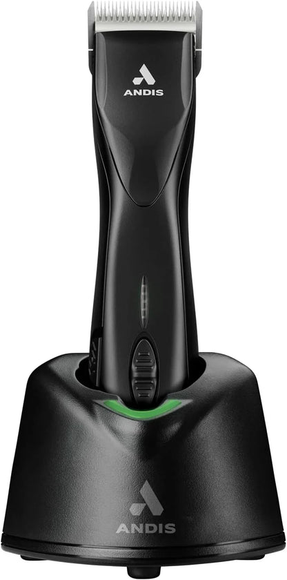 79170 Pulse Zr II 5-Speed Detachable Blade Clipper, Cordless Animal/Dog Grooming, Removable Lithium Ion Battery, LED Charge Light, Black
