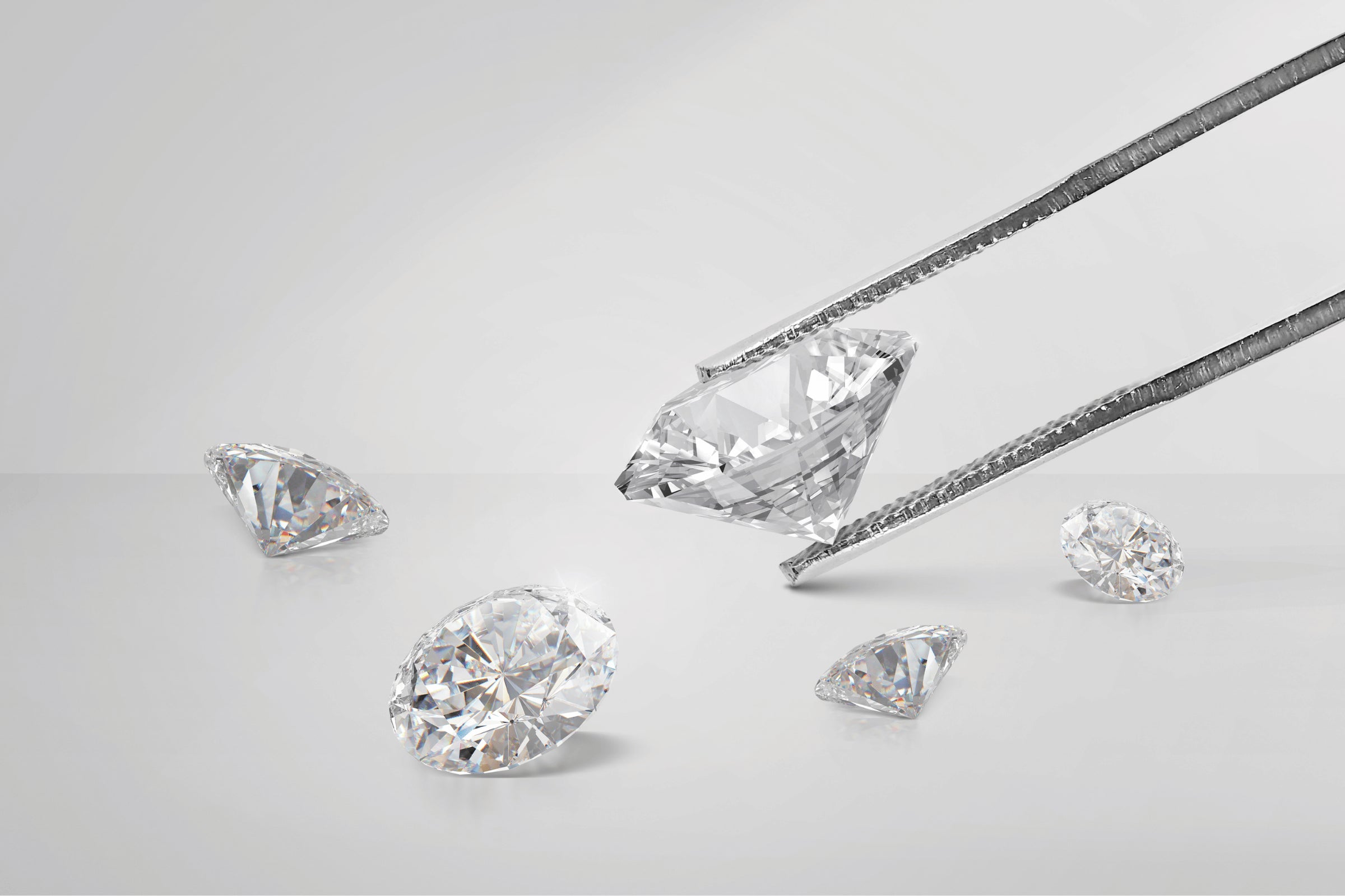 CVD lab-grown diamond sparkling under soft light, showcasing ethical brilliance