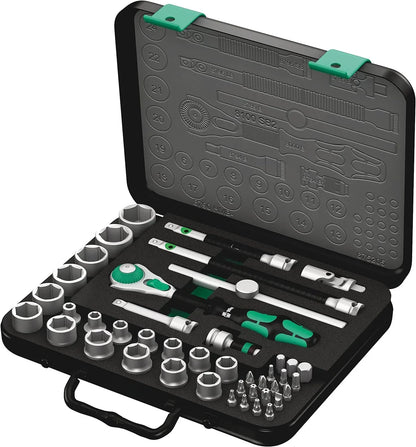 5003594001 8100 SB 2 Zyklop 3/8" Metric Ratchet Set ( Piece of 43)