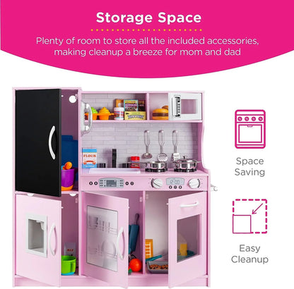 Best Pretend Kitchen Wooden Toy Set for Kids