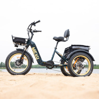 DWMEIGI MG2301 SILVERADO 20 48V/14AH 750W Foldable Fat Tire Electric Trike, 330LBS (96817362)