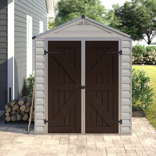 SkyLight 6 ft. W x 8 ft. D Plastic Storage Shed