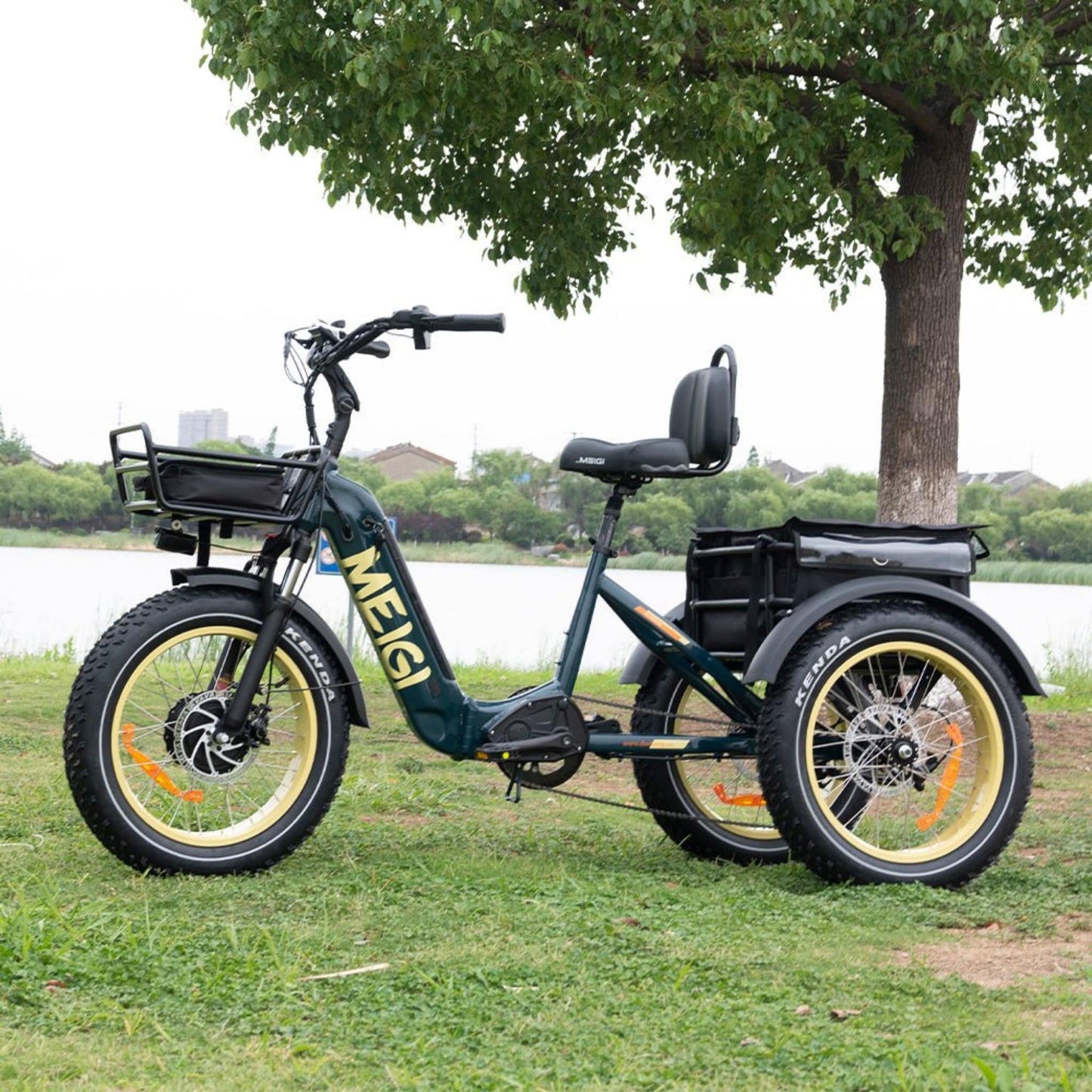 DWMEIGI MG2301 SILVERADO 20 48V/14AH 750W Foldable Fat Tire Electric Trike, 330LBS (96817362)